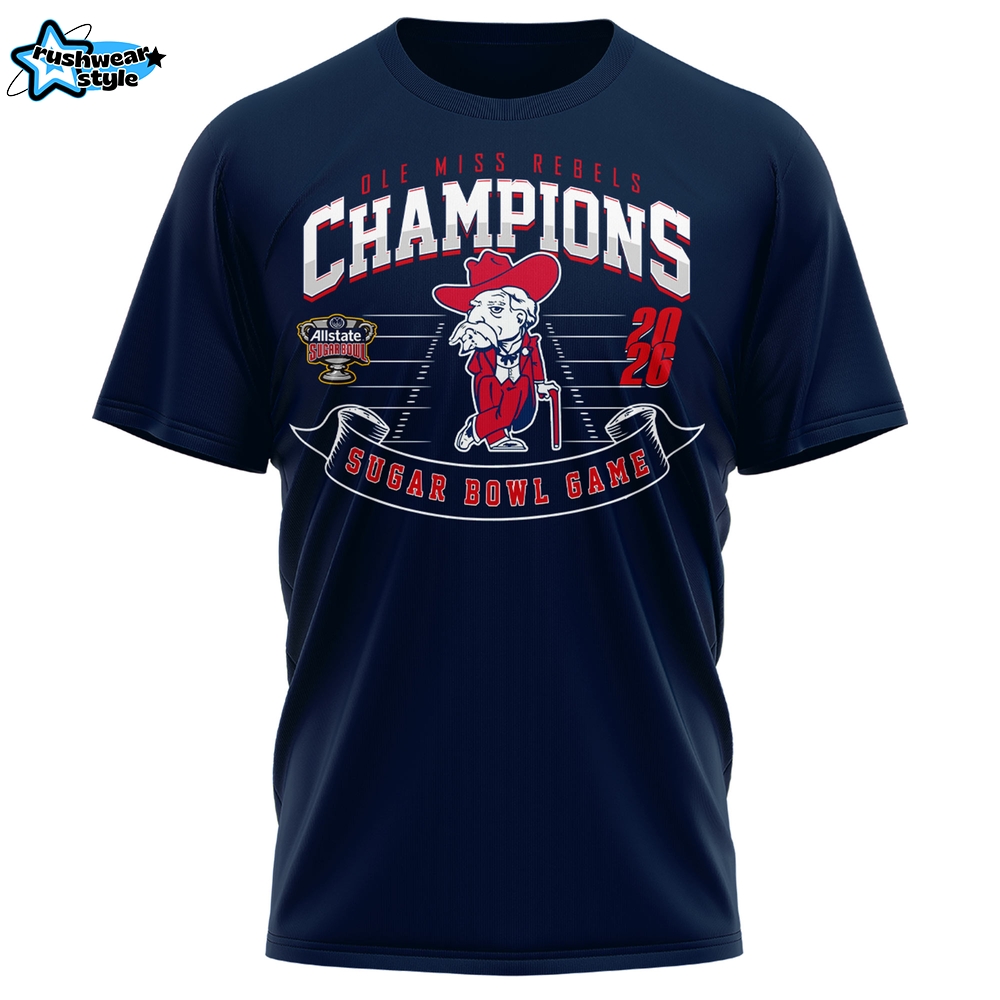 Ole Miss Rebels – Sugar Bowl Champions T-shirt Ole Miss Rebels – Sugar Bowl Champions T-shirt
