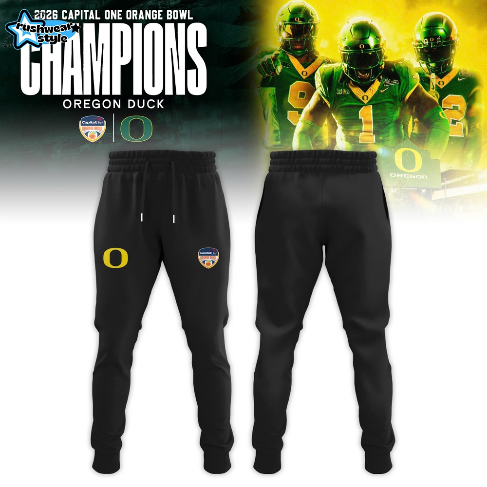 Oregon Ducks 2026 Orange Bowl Champions Hoodie Oregon Ducks 2026 Orange Bowl Champions Hoodie