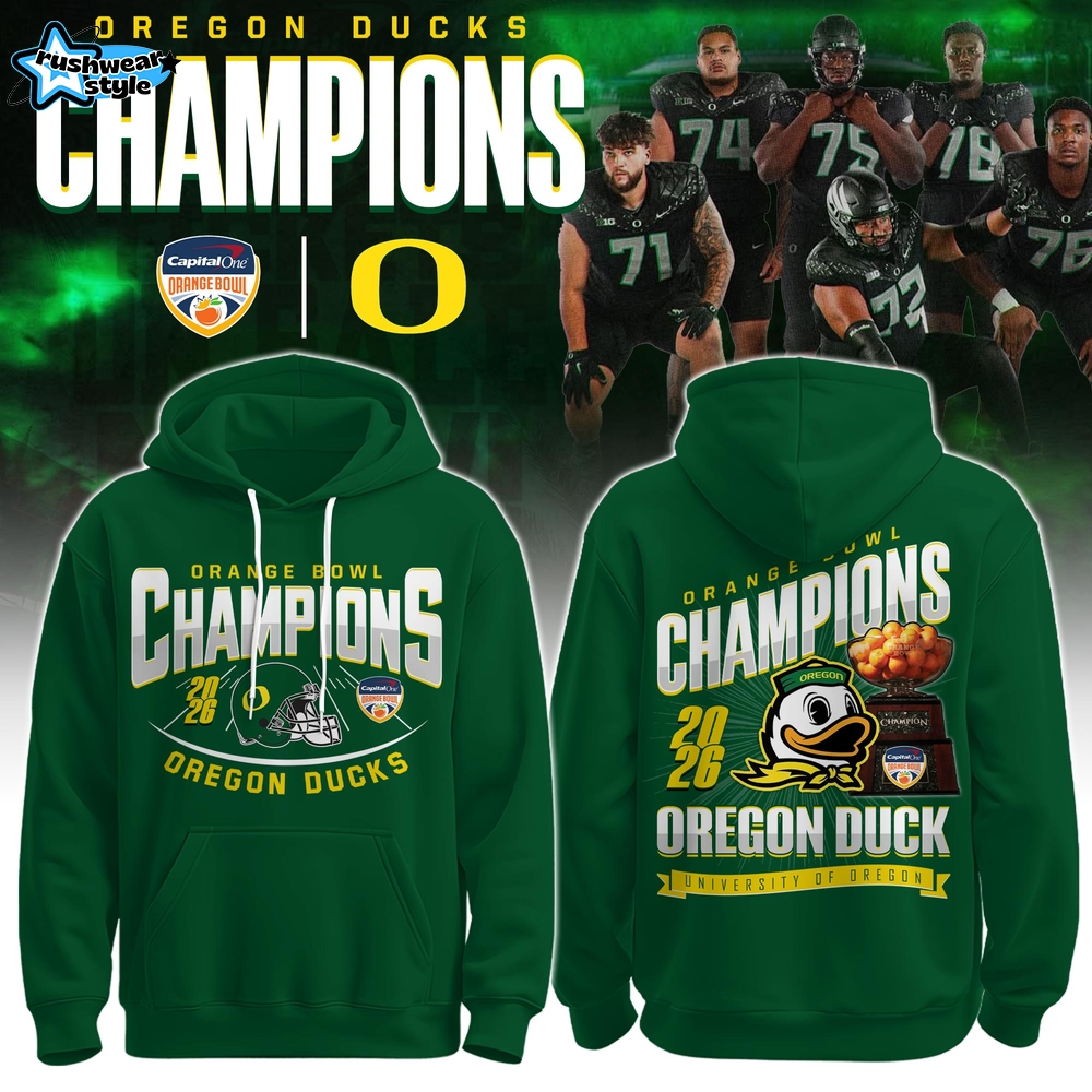 Oregon Ducks – Orange Bowl Champions Hoodie Oregon Ducks – Orange Bowl Champions Hoodie