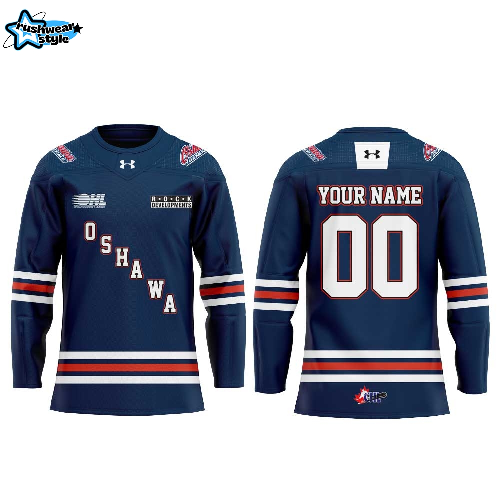 Oshawa Generals Retro Night 2026 Custom Name Number Combo Hockey Jersey Oshawa Generals Retro Night 2026 Custom Name Number Combo Hockey Jersey