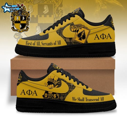 PREMIUM Alpha Phi Alpha Official 1906 Fraternity Air Force 1 Sneakers