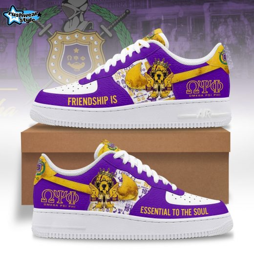 PREMIUM Omega Psi Phi Que Dog Fraternity Air Force 1 Sneakers