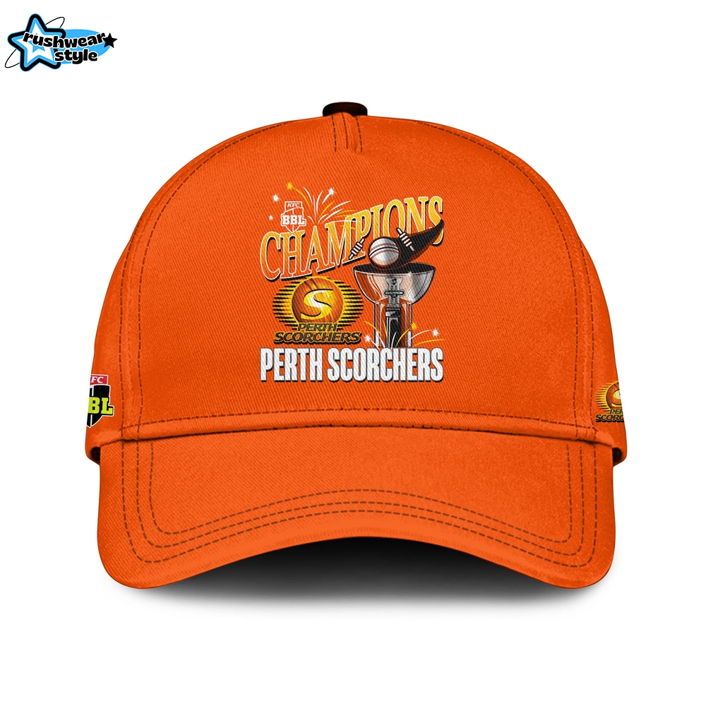 Perth Scorchers BBL Champions 2026 Limited Hoodie – Alternate Design Perth Scorchers BBL Champions 2026 Limited Hoodie – Alternate Design