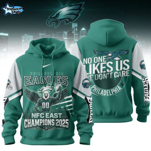 Philadelphia Eagles | Premium NFC East Champions 2025 Hoodie TD