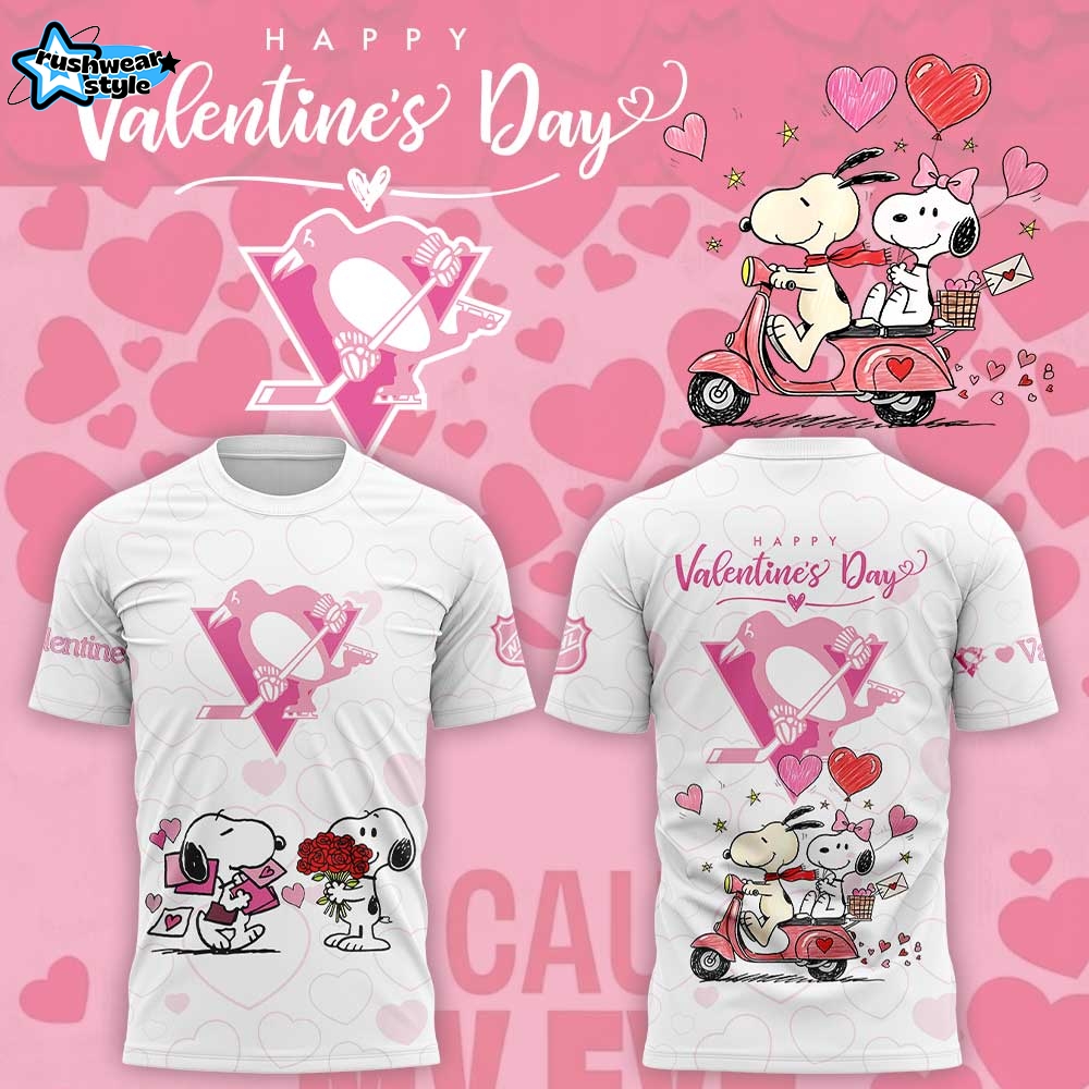 Pittsburgh Penguins Peanuts Happy Valentine Day 2026 Shirt Pittsburgh Penguins Peanuts Happy Valentine Day 2026 Shirt