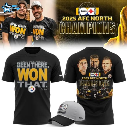 Pittsburgh Steelers 2025 AFC North Champions Limited Shirt v2