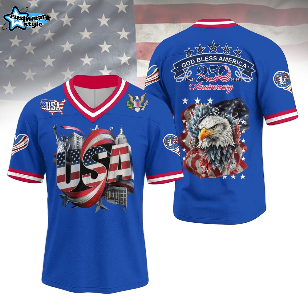 Premium AMC 250th Anniversary V-neck Baseball Jersey HY Premium AMC 250th Anniversary V-neck Baseball Jersey HY