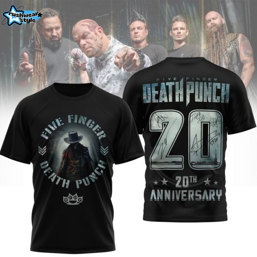 Premium Five Finger Death Punch 20th Anniversary 3D Shirt NY