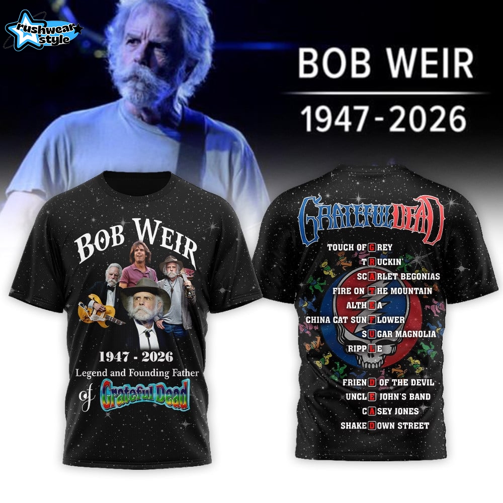 Premium Grateful Dead Bob Weir 3D Shirt MM Premium Grateful Dead Bob Weir 3D Shirt MM
