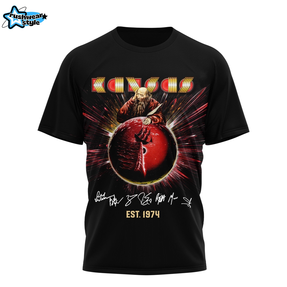 Premium Kansas band North America Tour 2026 3D Shirt Premium Kansas band North America Tour 2026 3D Shirt