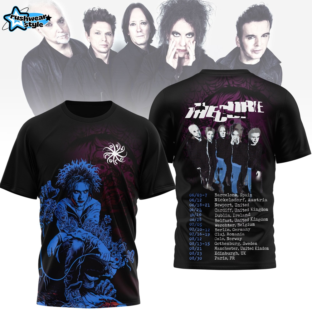 Premium The Cure "Songs of a Lost World" tour Tour 3D Shirt Premium The Cure "Songs of a Lost World" tour Tour 3D Shirt