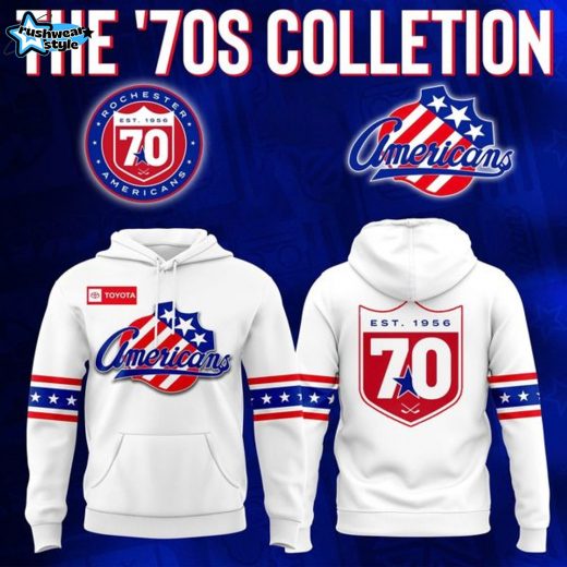 Rochester Americans The 70s Collection Vintage Hoodie