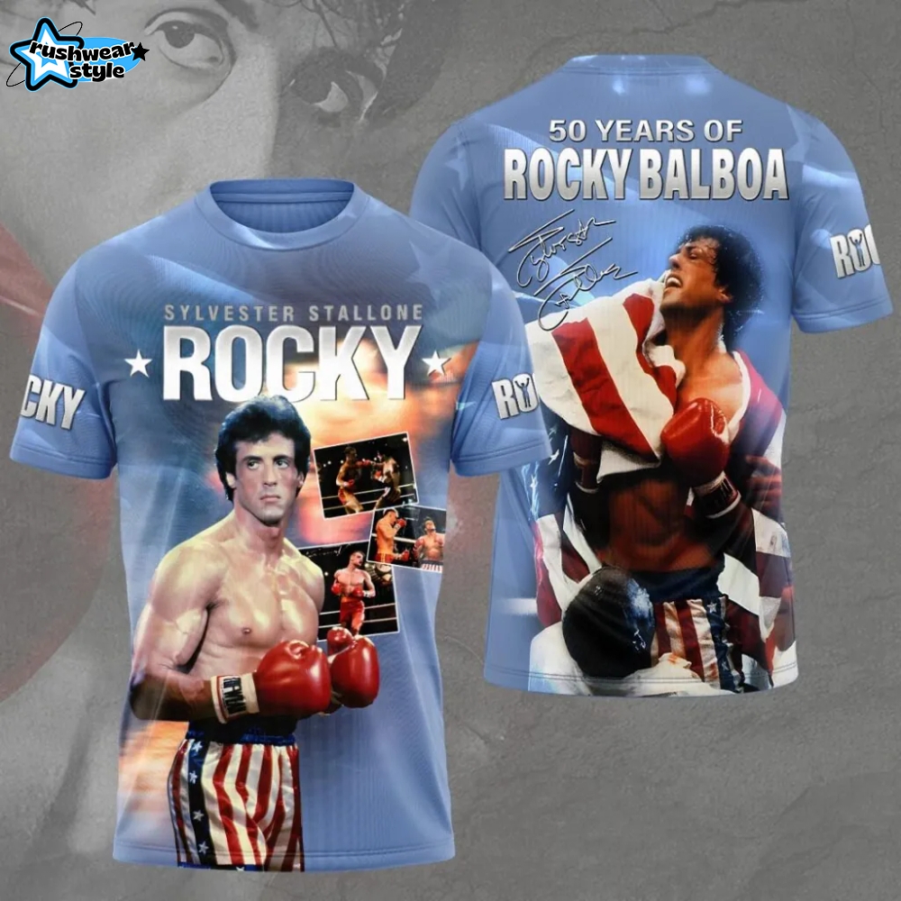 Rocky Balboa 50th Anniversary 3D Apparel Rocky Balboa 50th Anniversary 3D Apparel