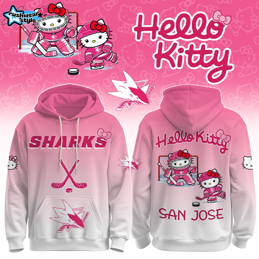 SJ Sharks Special Hello Kitty Limited Edition Jersey SJ Sharks Special Hello Kitty Limited Edition Jersey