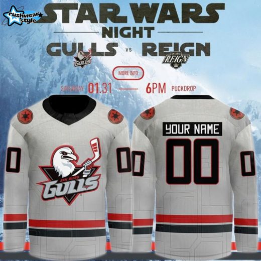 San Diego Gulls 2026 Star Wars Night Jersey