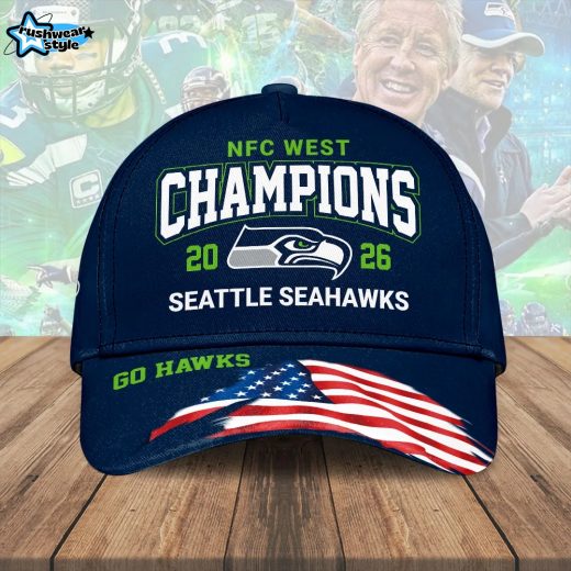 Seattle Seahawks 2025 NFC West Champions Classic Cap