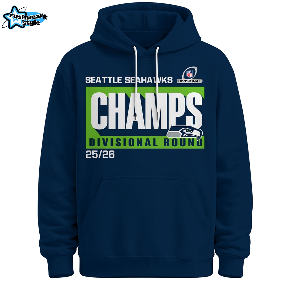 Seattle Seahawks 2025 NFC West Division Champions Hoodie Limited Editions Seattle Seahawks 2025 NFC West Division Champions Hoodie Limited Editions