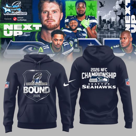 Seattle Seahawks 2026 Championship BOUND Limited Edition Hoodie - Blue