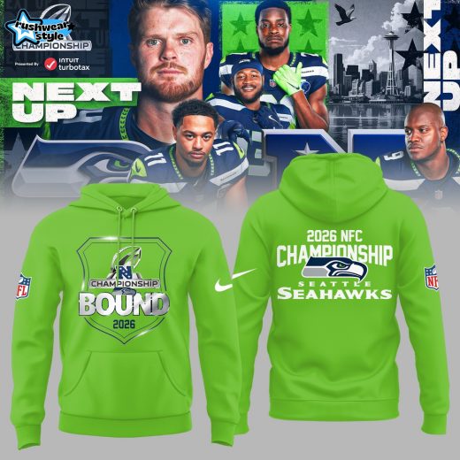 Seattle Seahawks 2026 Championship BOUND Limited Edition Hoodie - Green