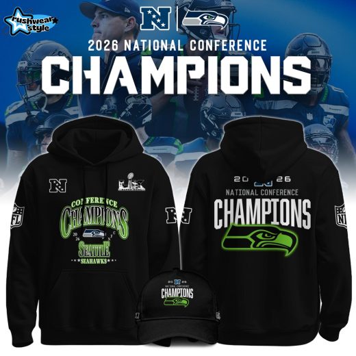 Seattle Seahawks Football NFC Champions 2026 Limited Edition Hoodie V1