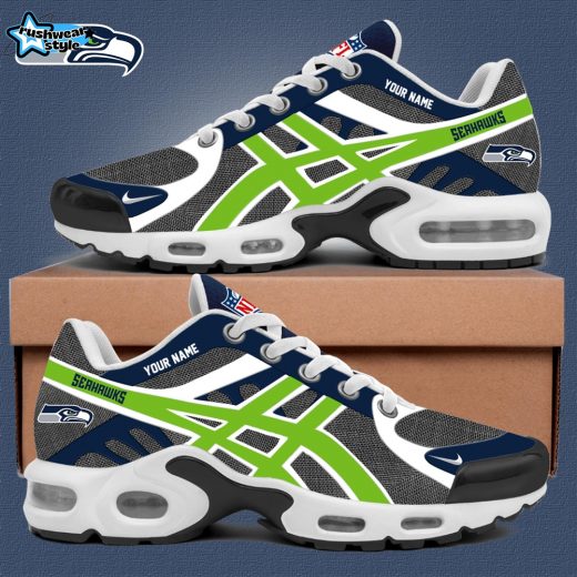 Seattle Seahawks Personalized Football Sneakers – Limited Edition