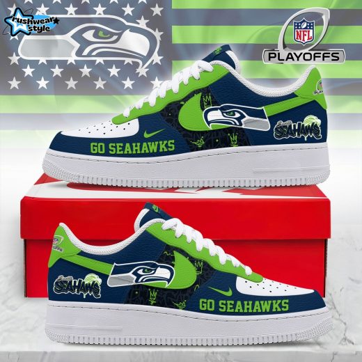 Seattle Seahawks | Premium NFL Playoffs 2025-26 AF1 Shoes MM