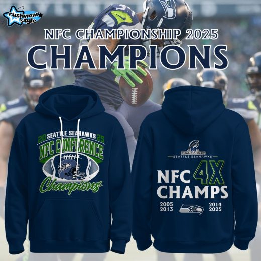 Seattle Seahawks x 2026 NFC Conference Champions Hoodie Version 1