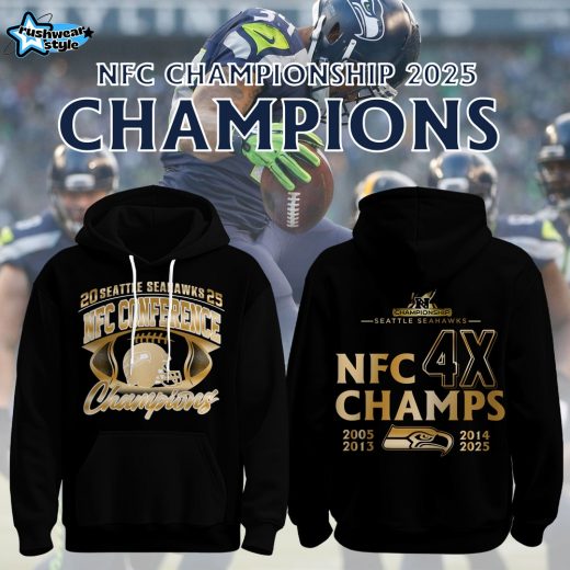Seattle Seahawks x 2026 NFC Conference Champions Hoodie Version 3