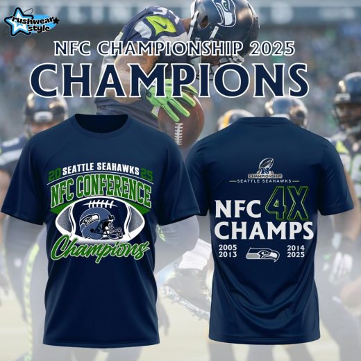 Seattle Seahawks x 2026 NFC Conference Champions T-Shirt Version 1