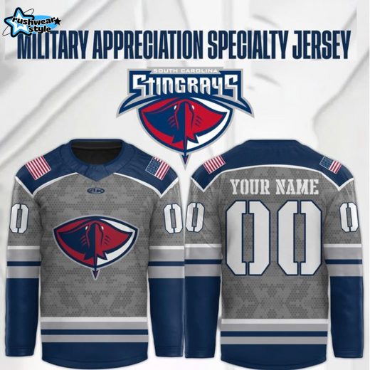 South Carolina Stingrays '' Military Night '' Special Jersey