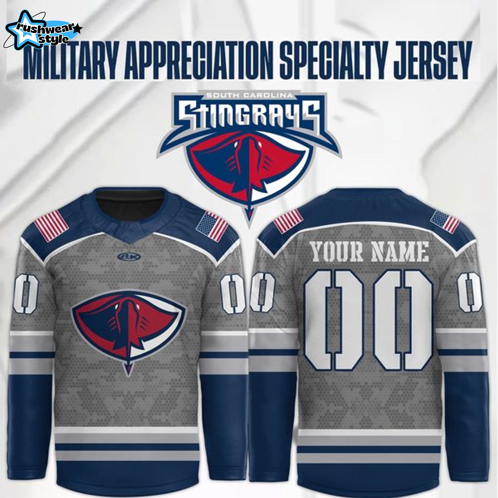 South Carolina Stingrays '' Military Night '' Special Jersey South Carolina Stingrays '' Military Night '' Special Jersey