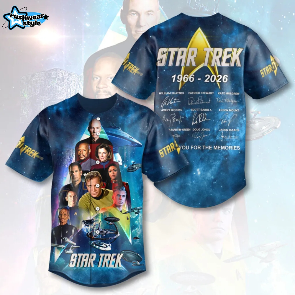 Star Trek 60th Anniversary Baseball Jersey Star Trek 60th Anniversary Baseball Jersey