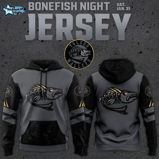 Toledo Walleye ''Bonefish Night '' 2026 Special Hoodie