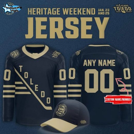 Toledo Walleye Hockey Heritage jersey
