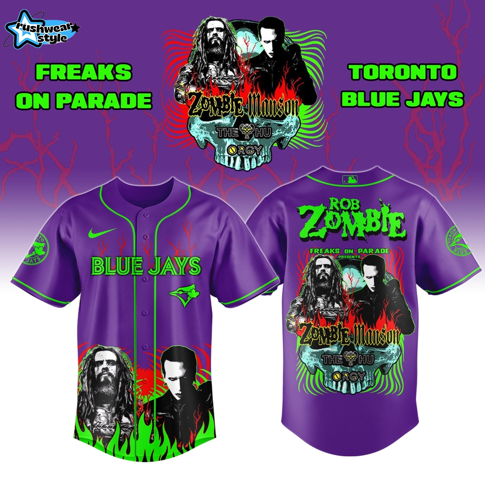 Toronto Blue Jays x Freaks On Parade Tour 2026 Colab Jersey Limited Edition Toronto Blue Jays x Freaks On Parade Tour 2026 Colab Jersey Limited Edition