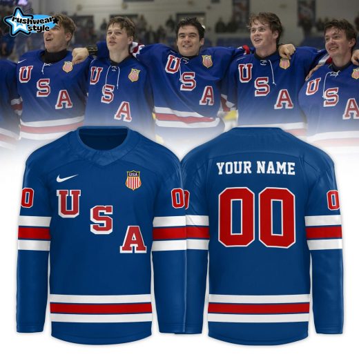 USA National Olympic Hockey Jersey 2026 Customizable Name and Number
