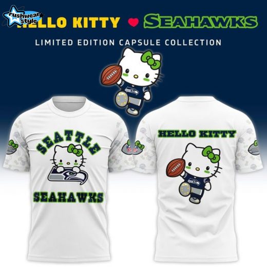 Unisex Los Angeles Rams x Helllo Kitty Night 2025 T-shirt-White (Updated Version)