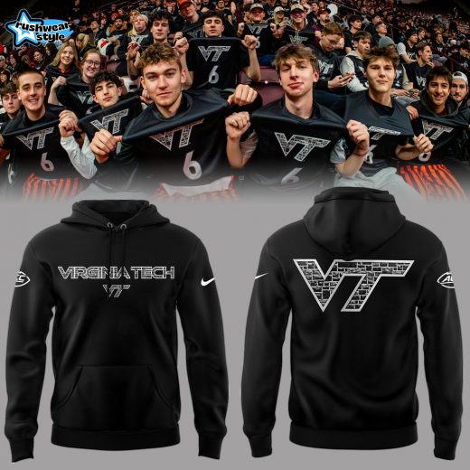 Virginia Tech Hokies Blackout Game 2026 Official Fan Hoodie