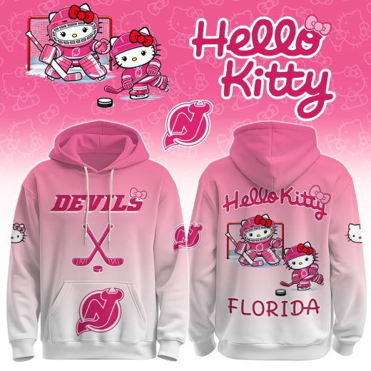NJ Devils Special Hello Kitty Limited Edition Hoodie
