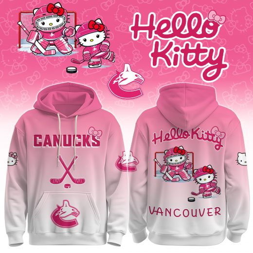 VAN Canucks Special Hello Kitty Limited Edition Hoodie