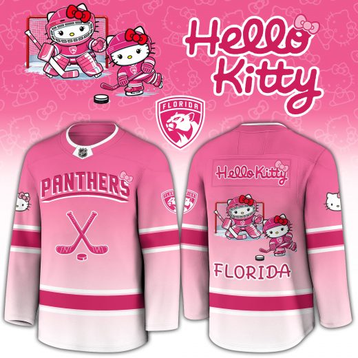 FL Panthers Special Hello Kitty Limited Edition Jersey