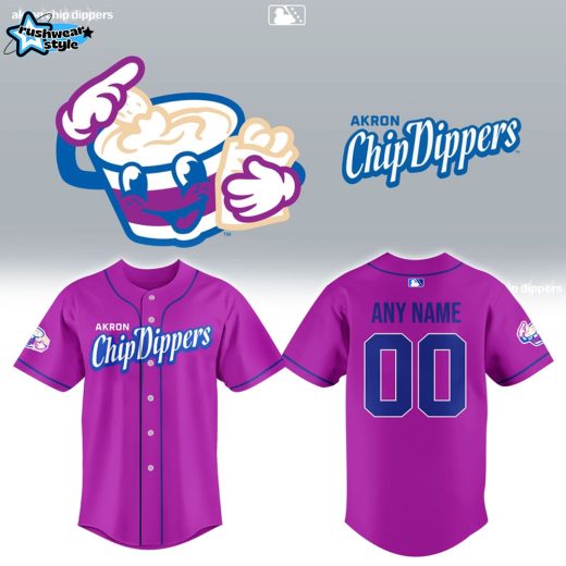 Akron Chip Dippers Only in Akron Two Nights Baseball Jersey