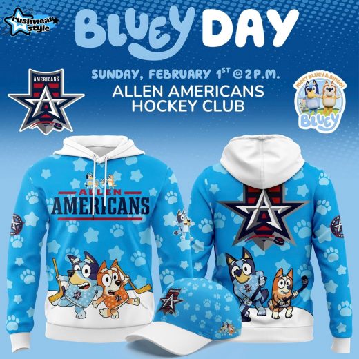 Allen Americans Bluey Day 2026 Hoodie