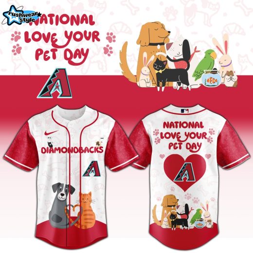 Arizona Diamondbacks 2026 National Love Your Pet Day Premium Limited Jersey
