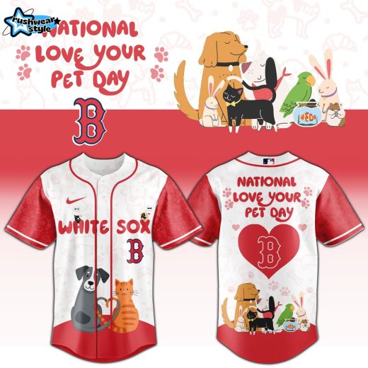 Boston Red Sox 2026 National Love Your Pet Day Exclusive Baseball Jersey