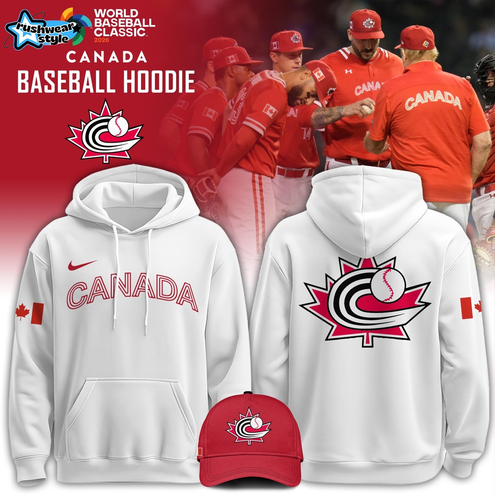 Canada 2026 World Baseball Classic Limited Edition 3D Fan Hoodie Canada 2026 World Baseball Classic Limited Edition 3D Fan Hoodie