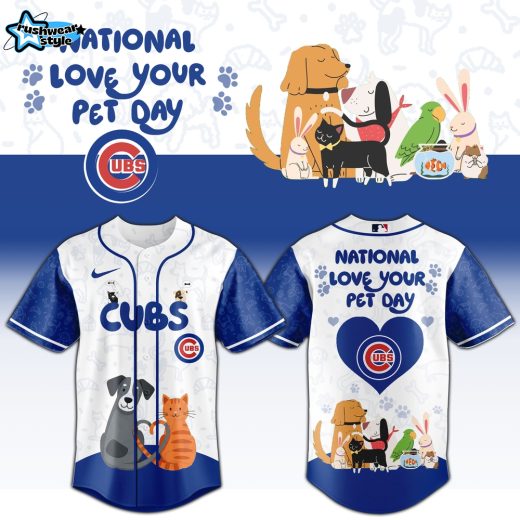 Chicago Cubs 2026 National Love Your Pet Day Exclusive Limited Jersey