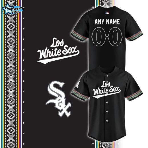 Chicago White Sox x Los White Sox Poncho Special Baseball Jersey