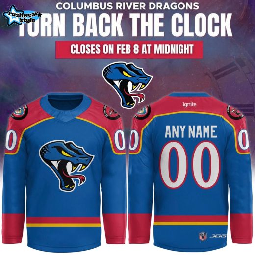 Columbus River Dragons 2026 Turn Back the Clock Retro Jersey – Vintage Style