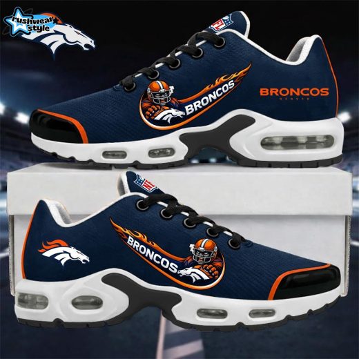 Denver Broncos NFL Inspired Custom Air Max Style Sneakers